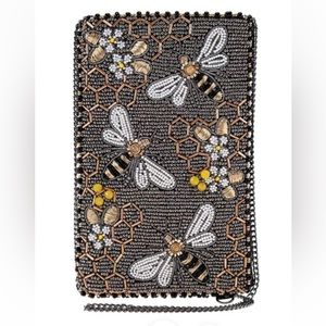 Mary Frances Accessories Bee Awesome Crossbody Phone Bag
